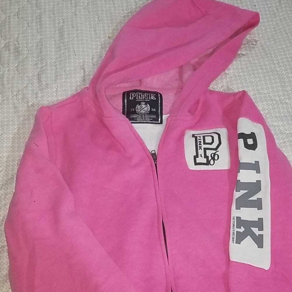 Pink hoodie